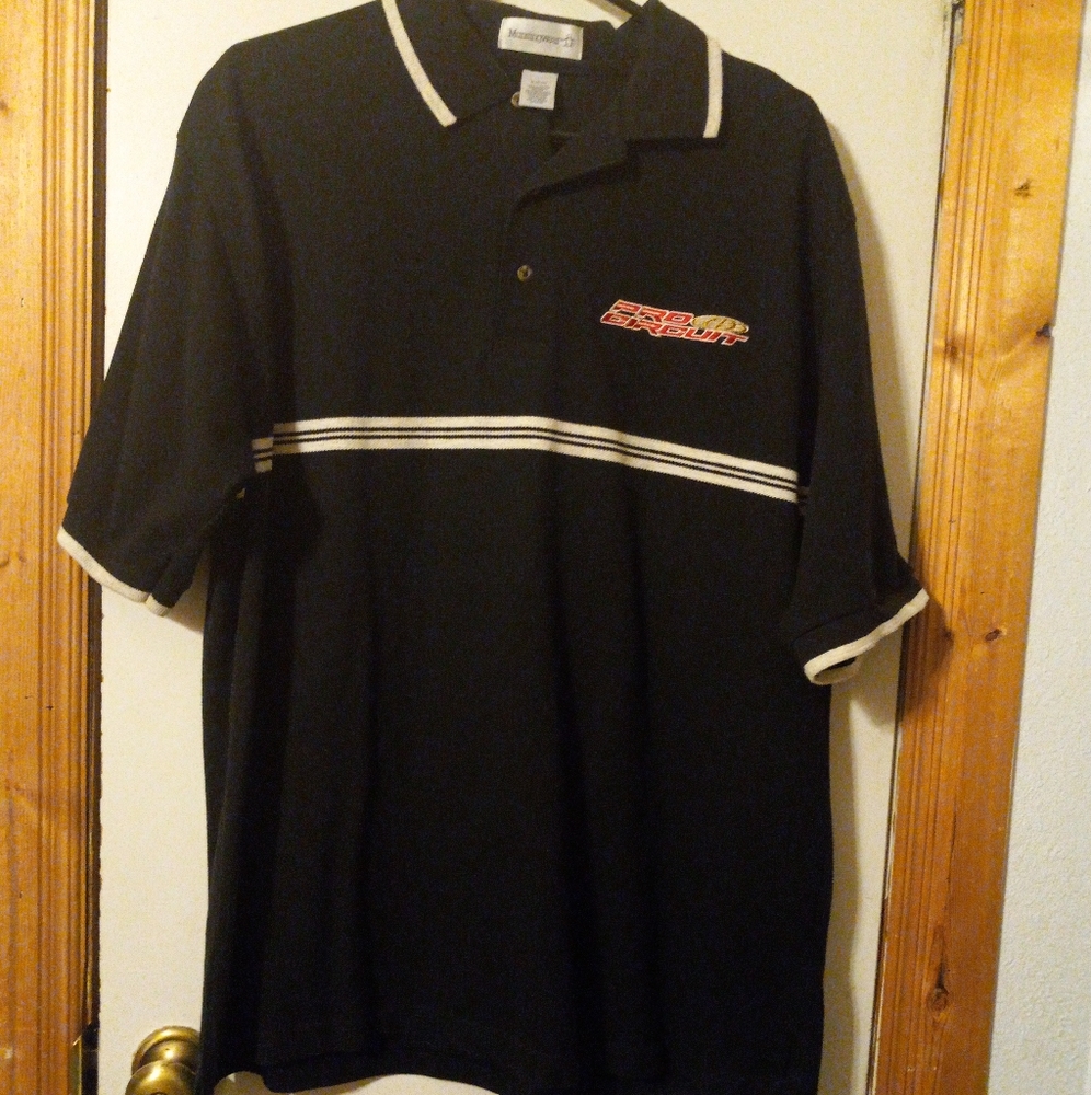 PRO CIRCUIT Penguin Munsingwear Short Sleeve Polo Shirt Size XL